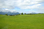 オーストリア国境沿いの山々